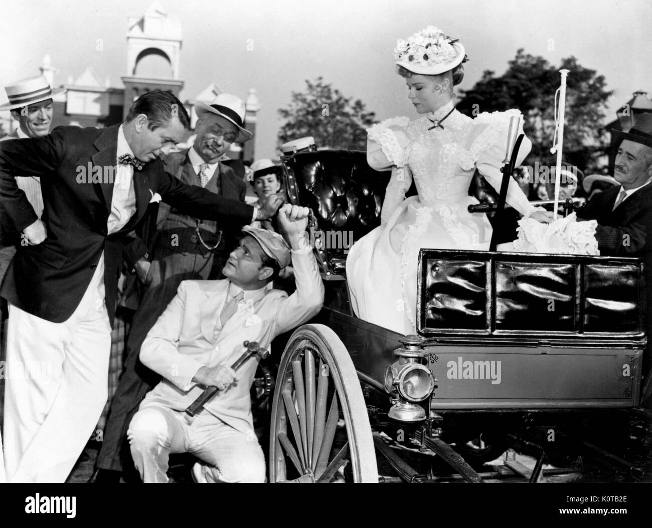 MACDONALD CAREY, RED SKELTON, Sally FORREST, excusez ma poussière, 1951 Banque D'Images