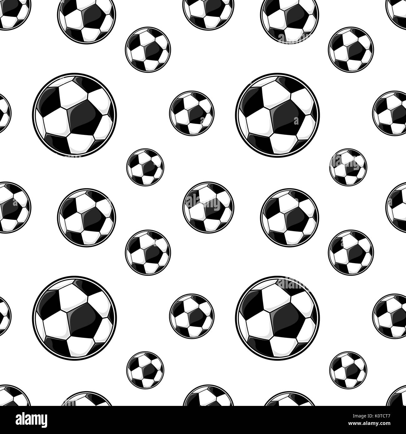 Des ballons de foot pour motif transparente décoration thèmes sports Image  Vectorielle Stock - Alamy