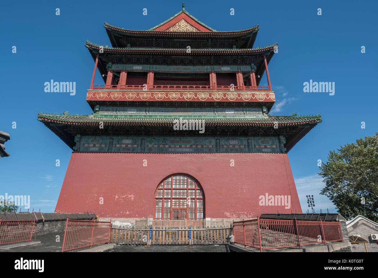 Tour du tambour à Beijing, Chine. 23-août-2017 Banque D'Images