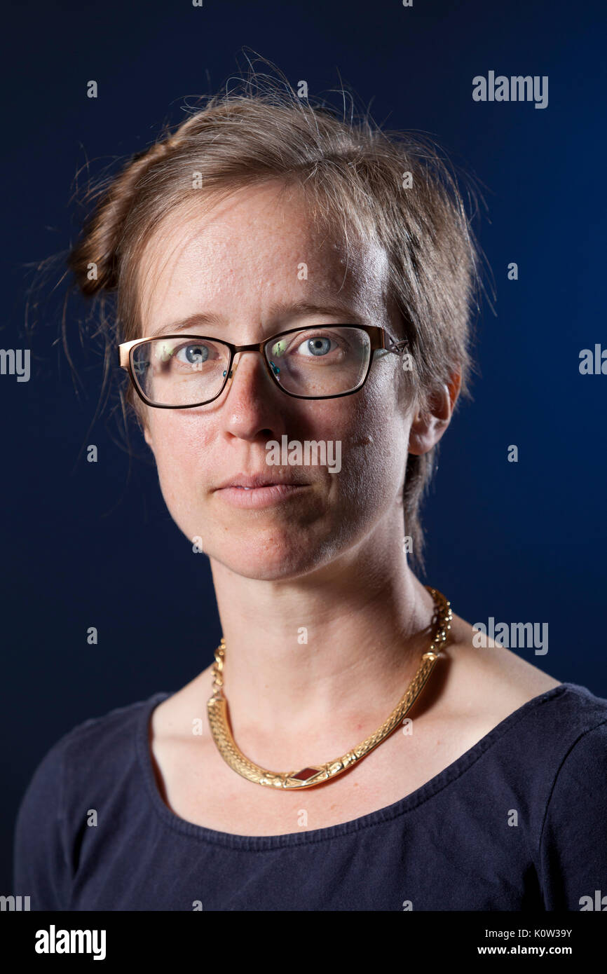 Edinburgh, Royaume-Uni. 24 août 2017. Elly bleu, l'écrivain américain et location activiste, apparaissant à l'Edinburgh International Book Festival. Gary Doak / Alamy Live News Banque D'Images