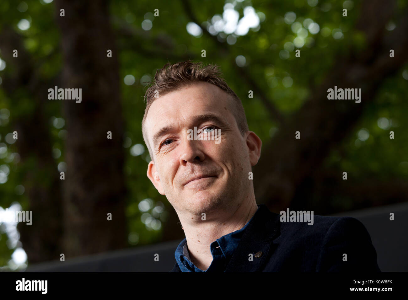 Edinburgh, Royaume-Uni. 25 août 2017. David Mitchell, le romancier anglais, apparaissant à l'Edinburgh International Book Festival. Gary Doak / Alamy Live News Banque D'Images