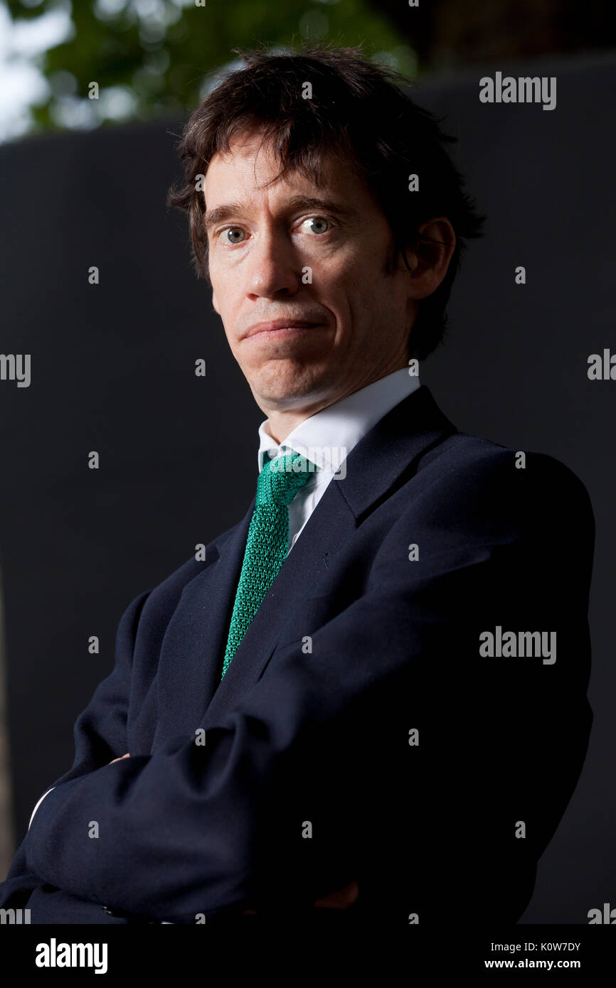 Edinburgh, Royaume-Uni. 25 août 2017. Rory Stewart, le diplomate britannique, homme politique, et écrivain, apparaissant à l'Edinburgh International Book Festival. Gary Doak / Alamy Live News Banque D'Images