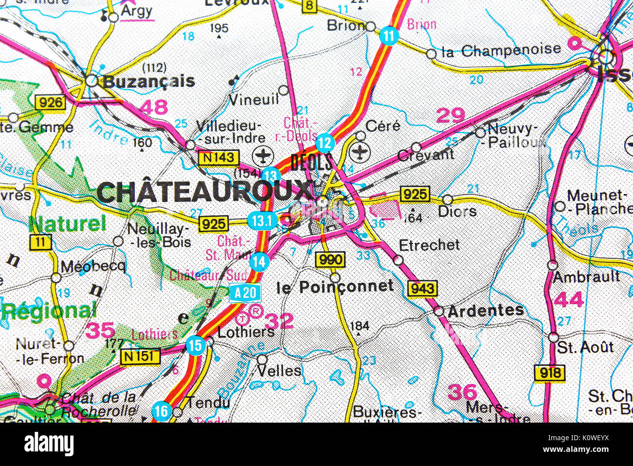 itineraire chateauroux tours