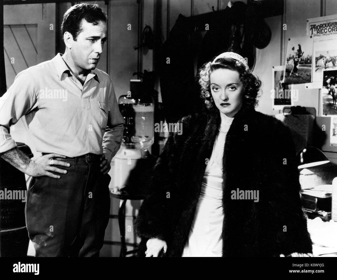 Bette Davis et George Brent dans une scène du film Dark Victory, 1939. Banque D'Images