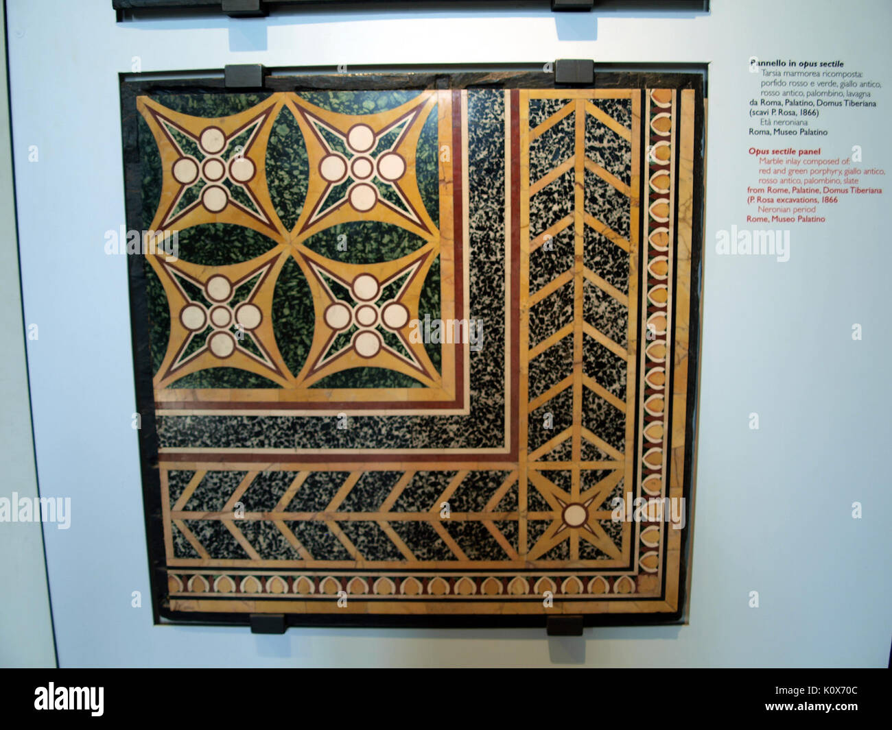 Opus Sectile Pattern Opus Sectile Banque d'image et photos - Alamy