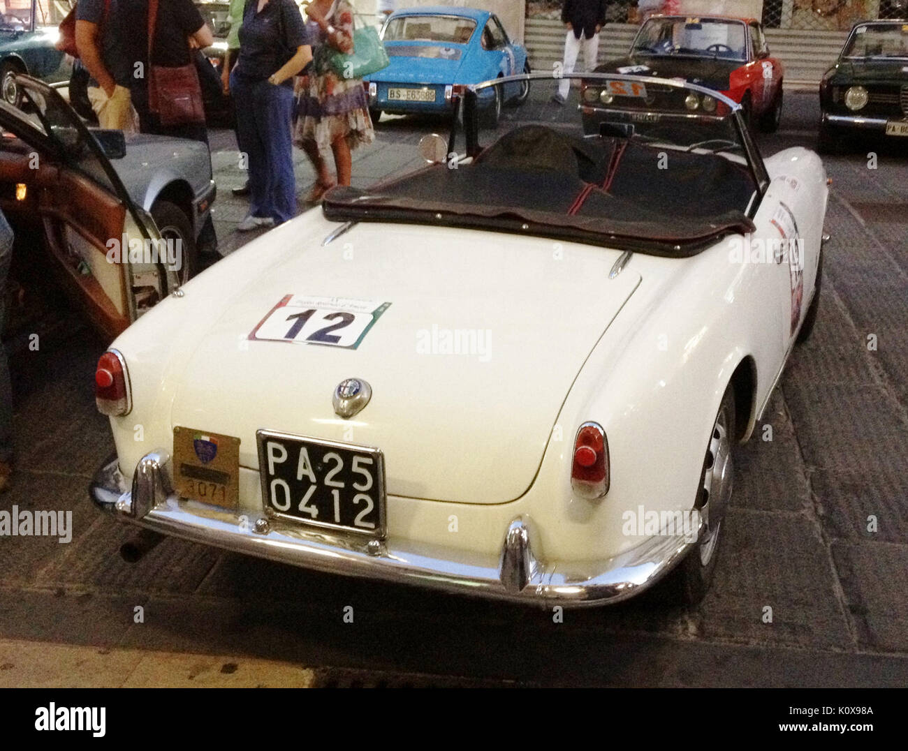 Alfa Romeo Giulietta Spider l'arrière Banque D'Images