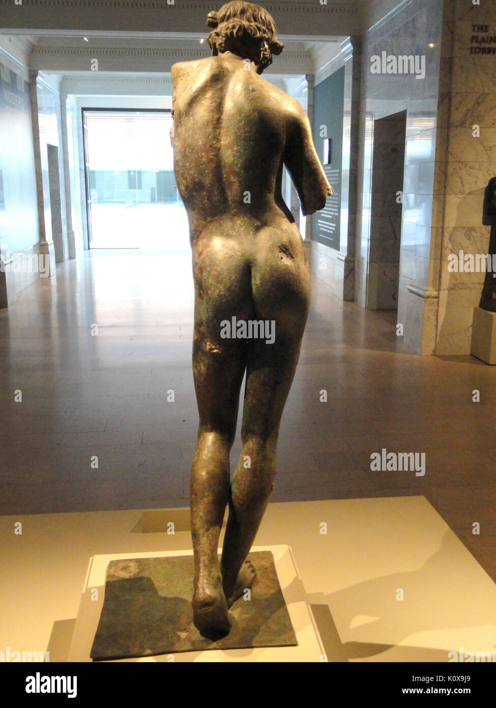 Sauroktonos Apollo attribuée à Praxitèle Cleveland Museum of Art DSC08070 Banque D'Images
