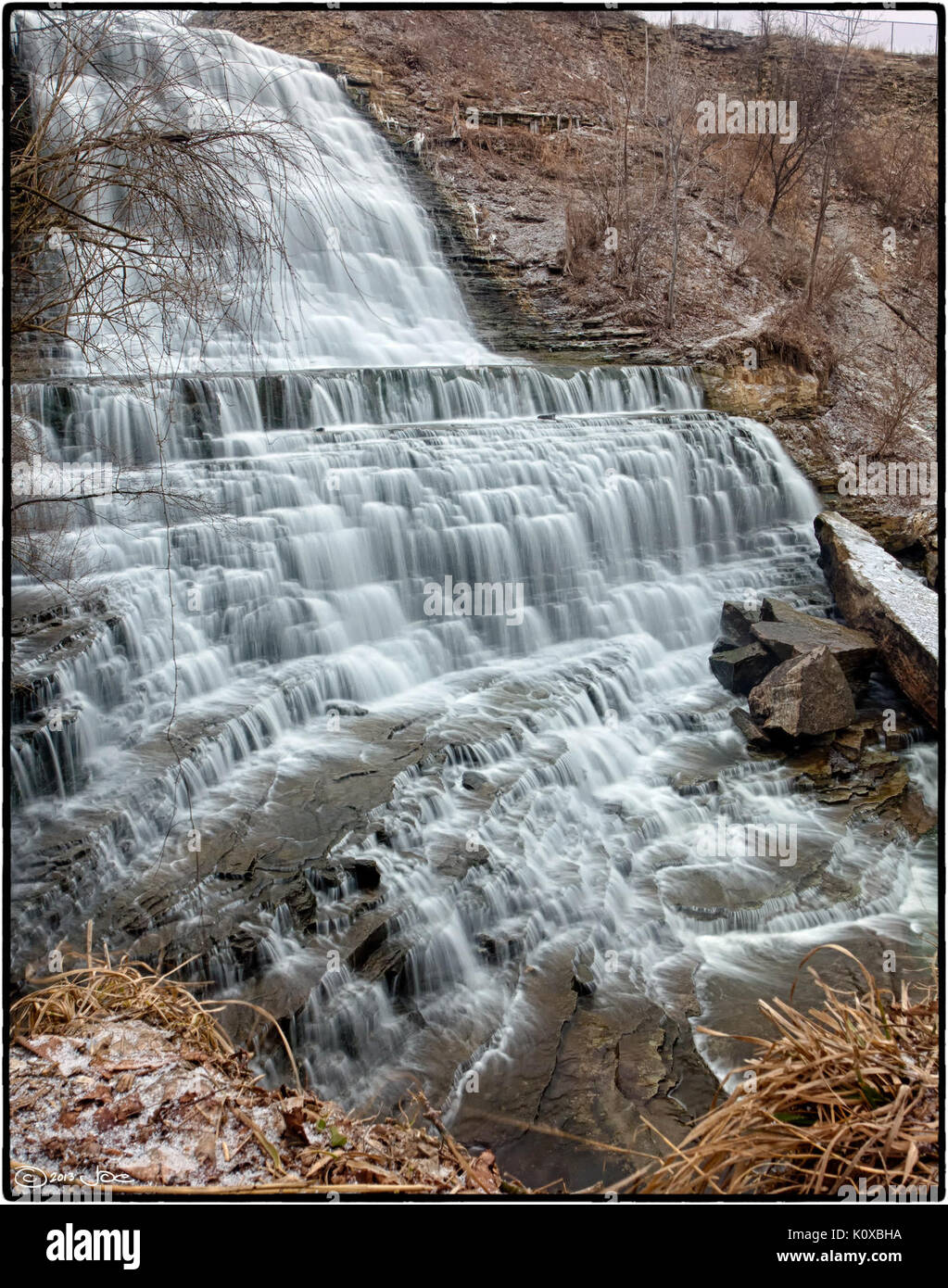 Albion Falls, Hamilton, Ontario (8604600430) Banque D'Images
