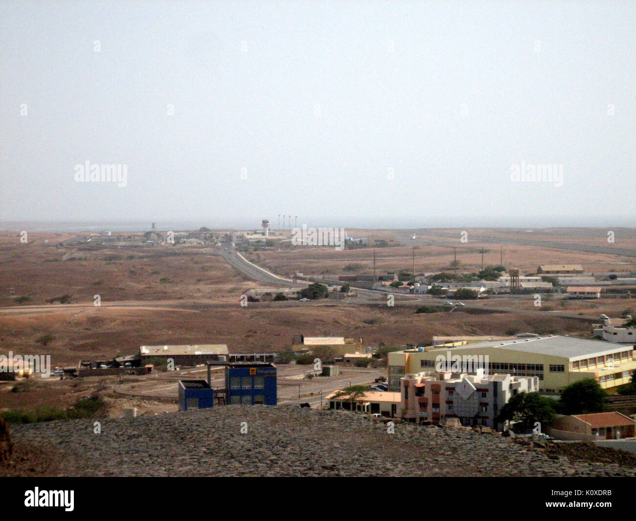 L'aéroport international Amilcar Cabral Banque D'Images