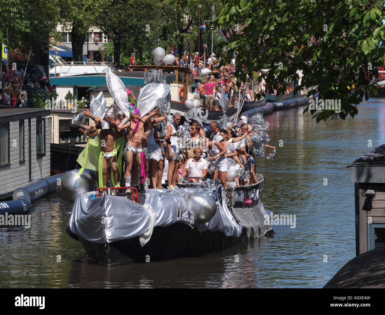 Amsterdam Gay Pride 2013 voile no7 pic1 Banque D'Images