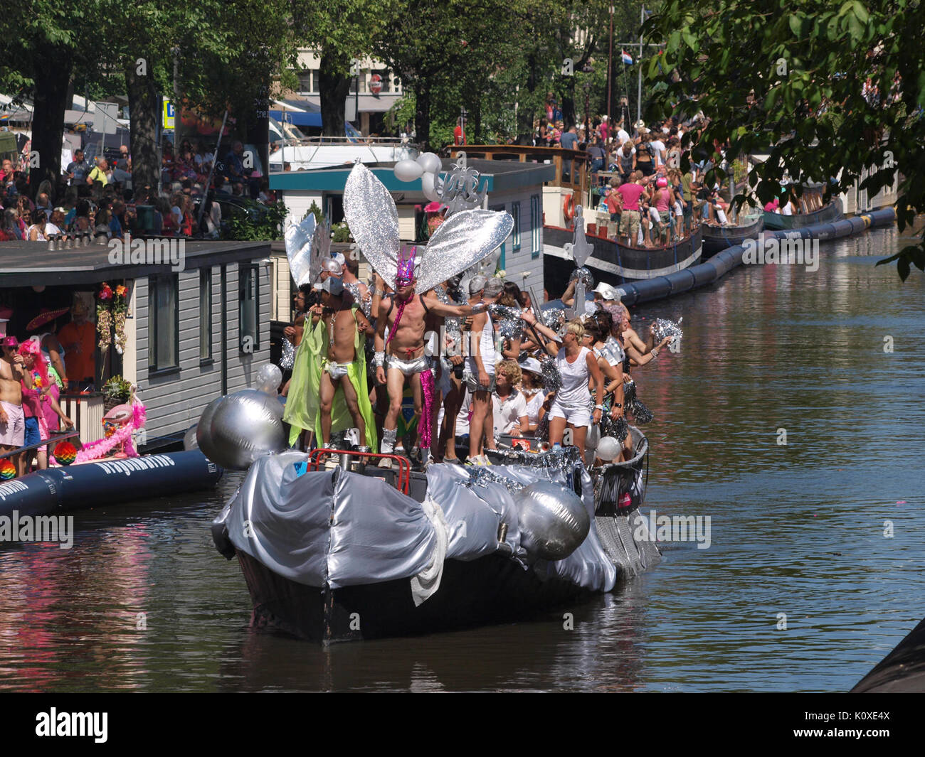 Amsterdam Gay Pride 2013 voile no7 pic2 Banque D'Images