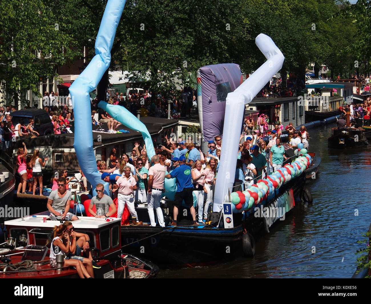 Amsterdam Gay Pride 2013 voile no9 pic3 Banque D'Images