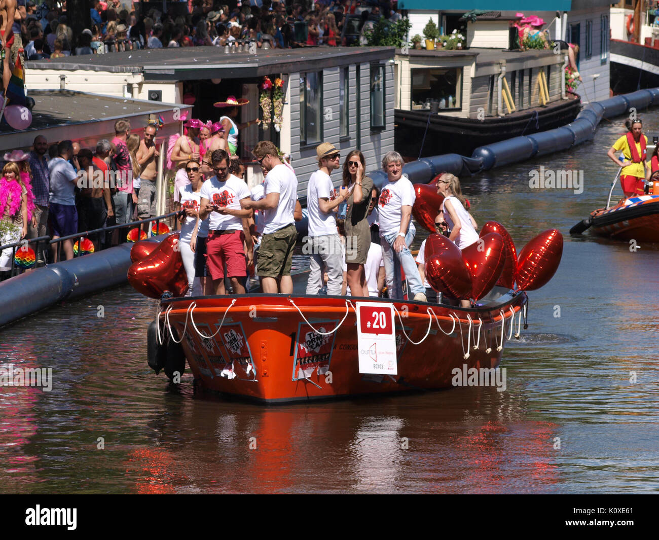 Amsterdam Gay Pride 2013 voile no20 pic2 Banque D'Images