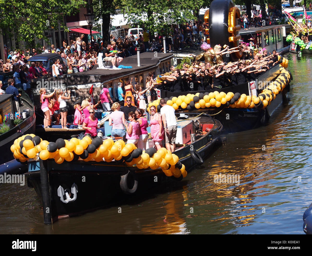 Amsterdam Gay Pride 2013 voile aucun pic405 Banque D'Images