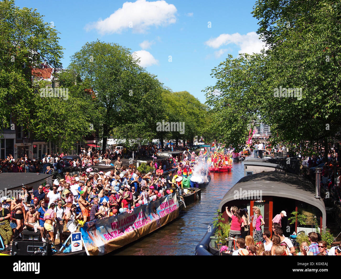 Amsterdam Gay Pride 2013 PIC19 Banque D'Images
