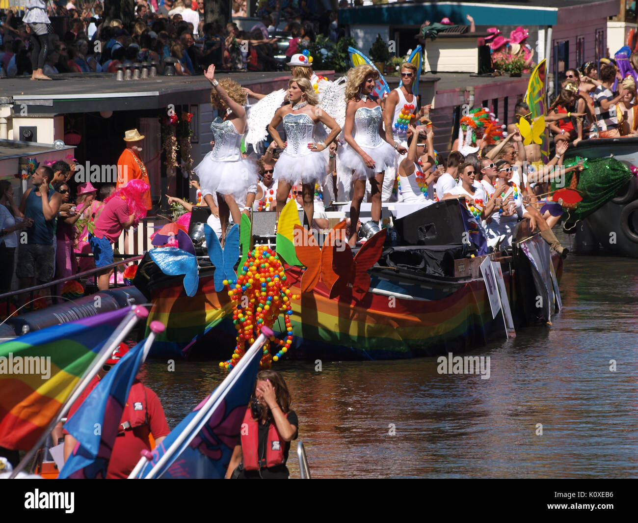 Amsterdam Gay Pride 2013 PIC08 Banque D'Images