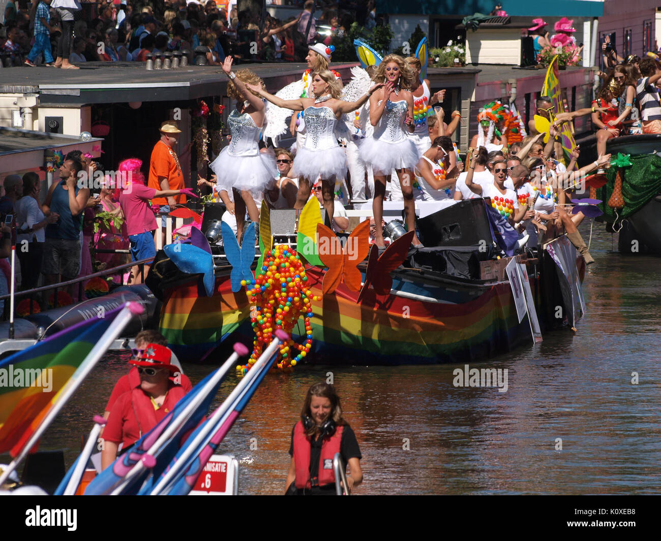Amsterdam Gay Pride 2013 PIC10 Banque D'Images