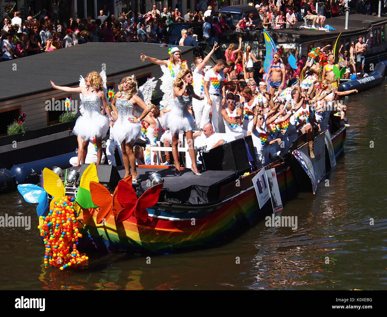 Amsterdam Gay Pride 2013 PIC24 Banque D'Images