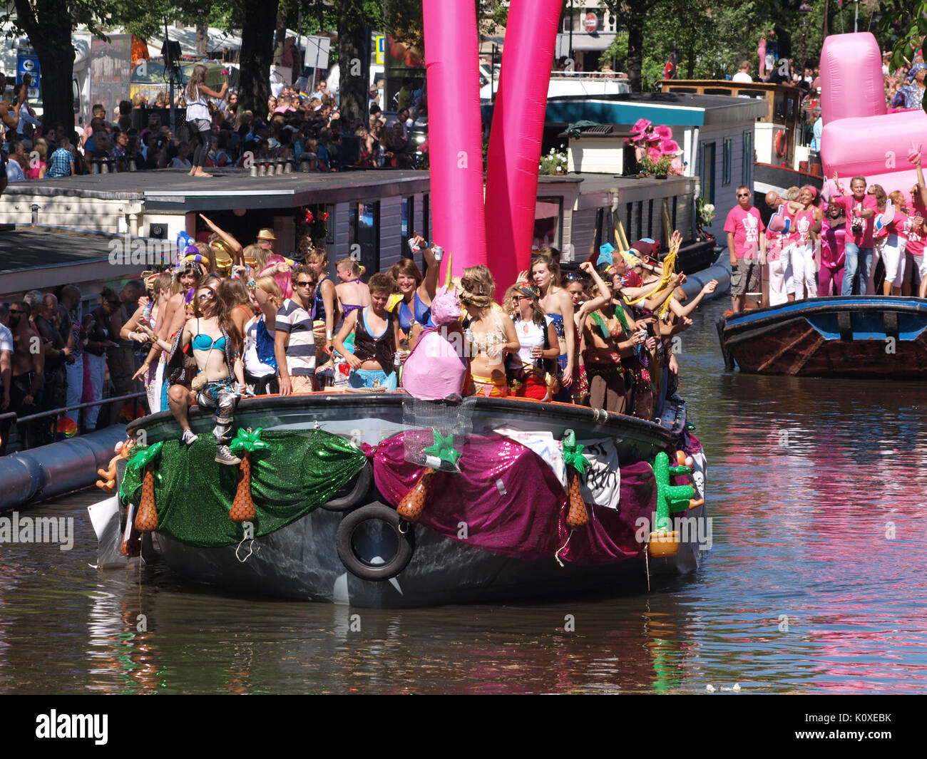 Amsterdam Gay Pride 2013 PIC14 Banque D'Images