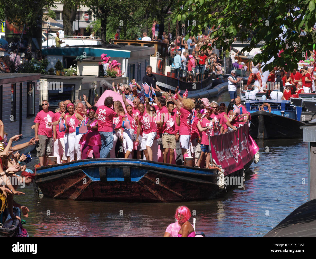 Amsterdam Gay Pride 2013 PIC15 Banque D'Images