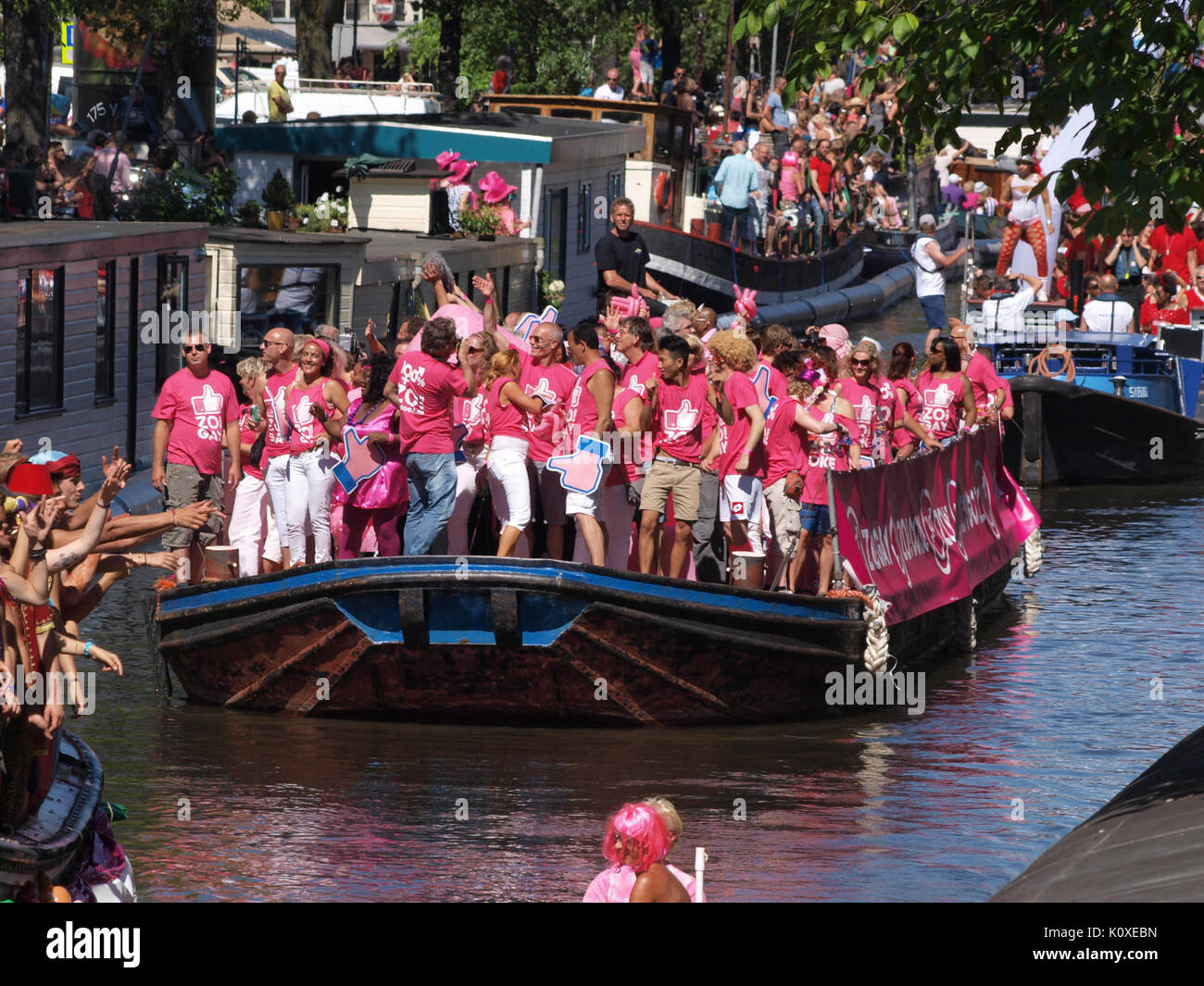 Amsterdam Gay Pride 2013 PIC16 Banque D'Images