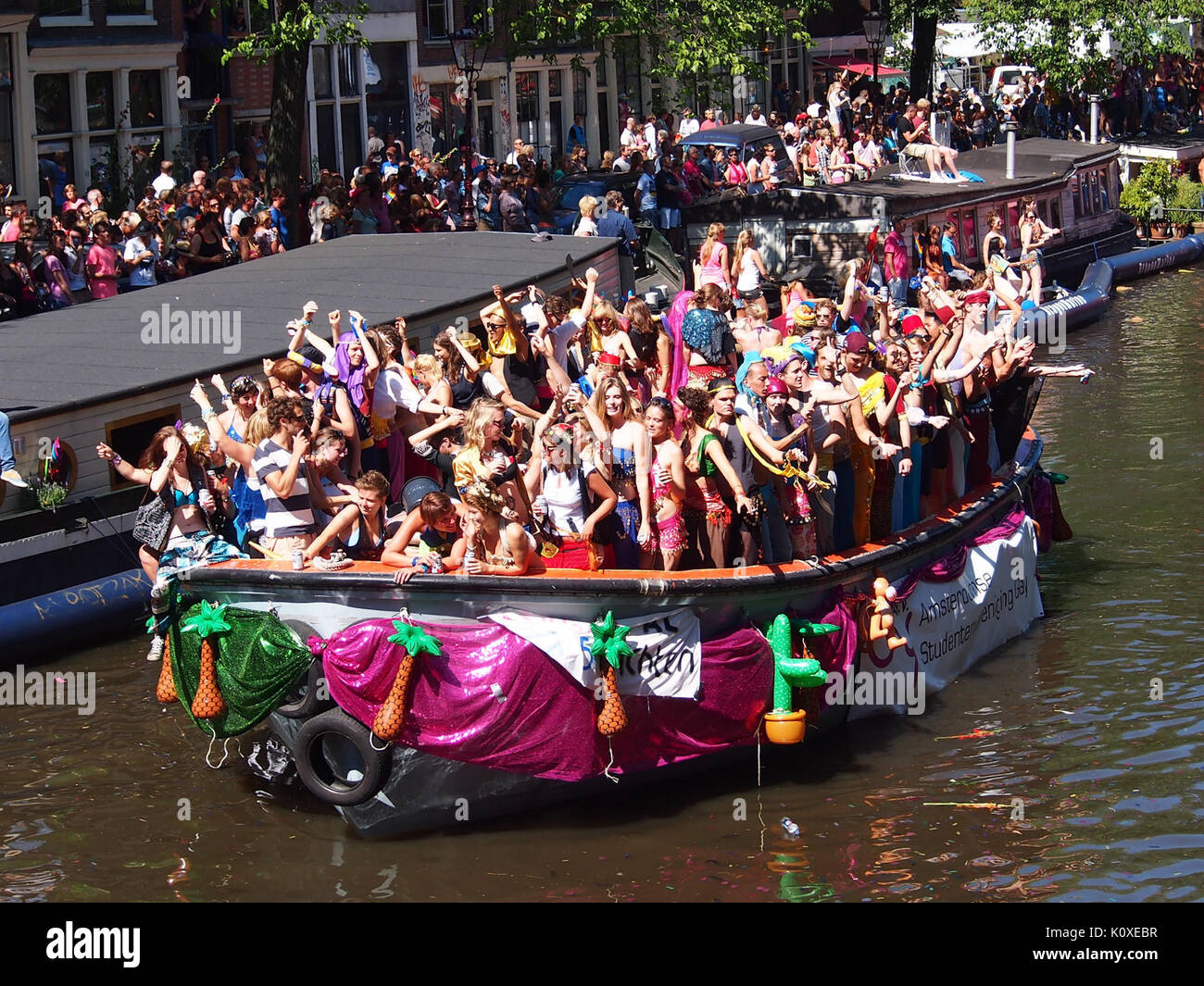 Amsterdam Gay Pride 2013 PIC26 Banque D'Images
