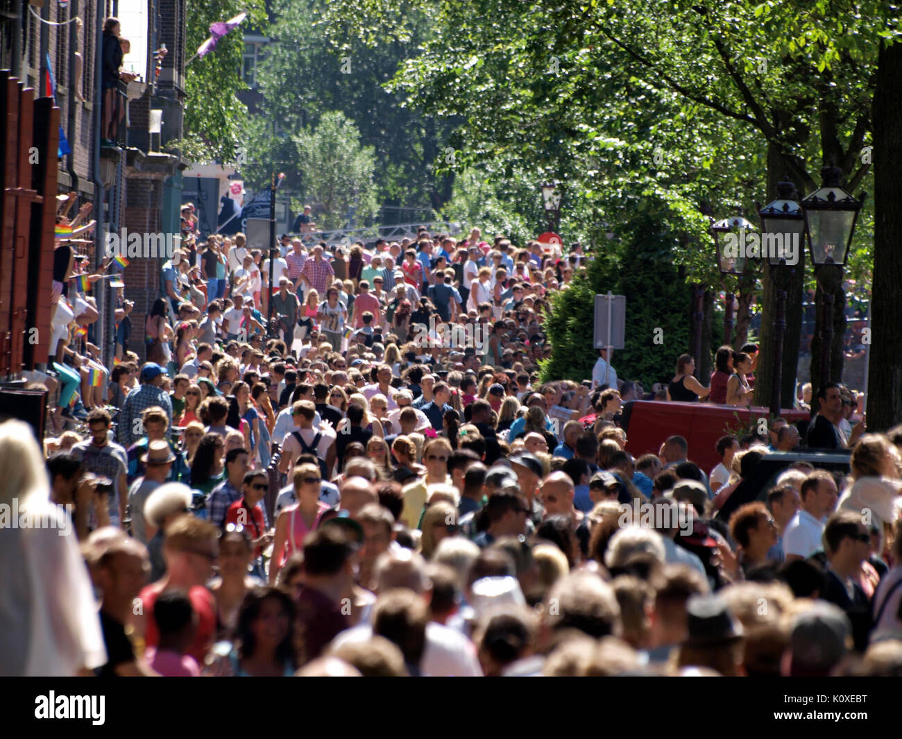 Amsterdam Gay Pride 2013 PIC17 Banque D'Images