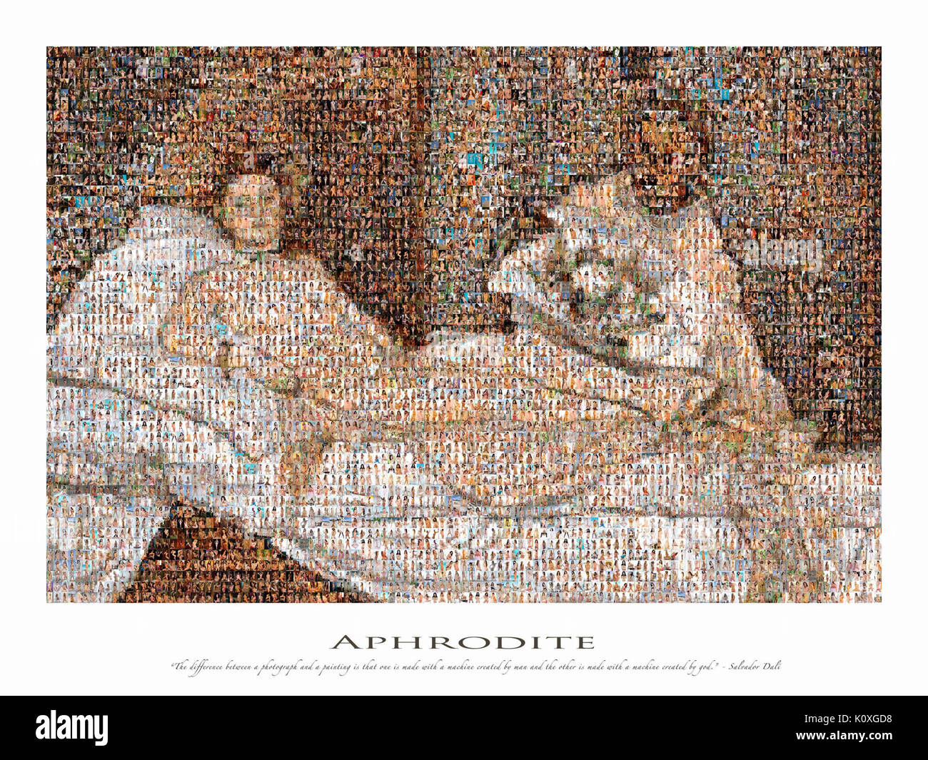 Aphrodite (blanc) Banque D'Images