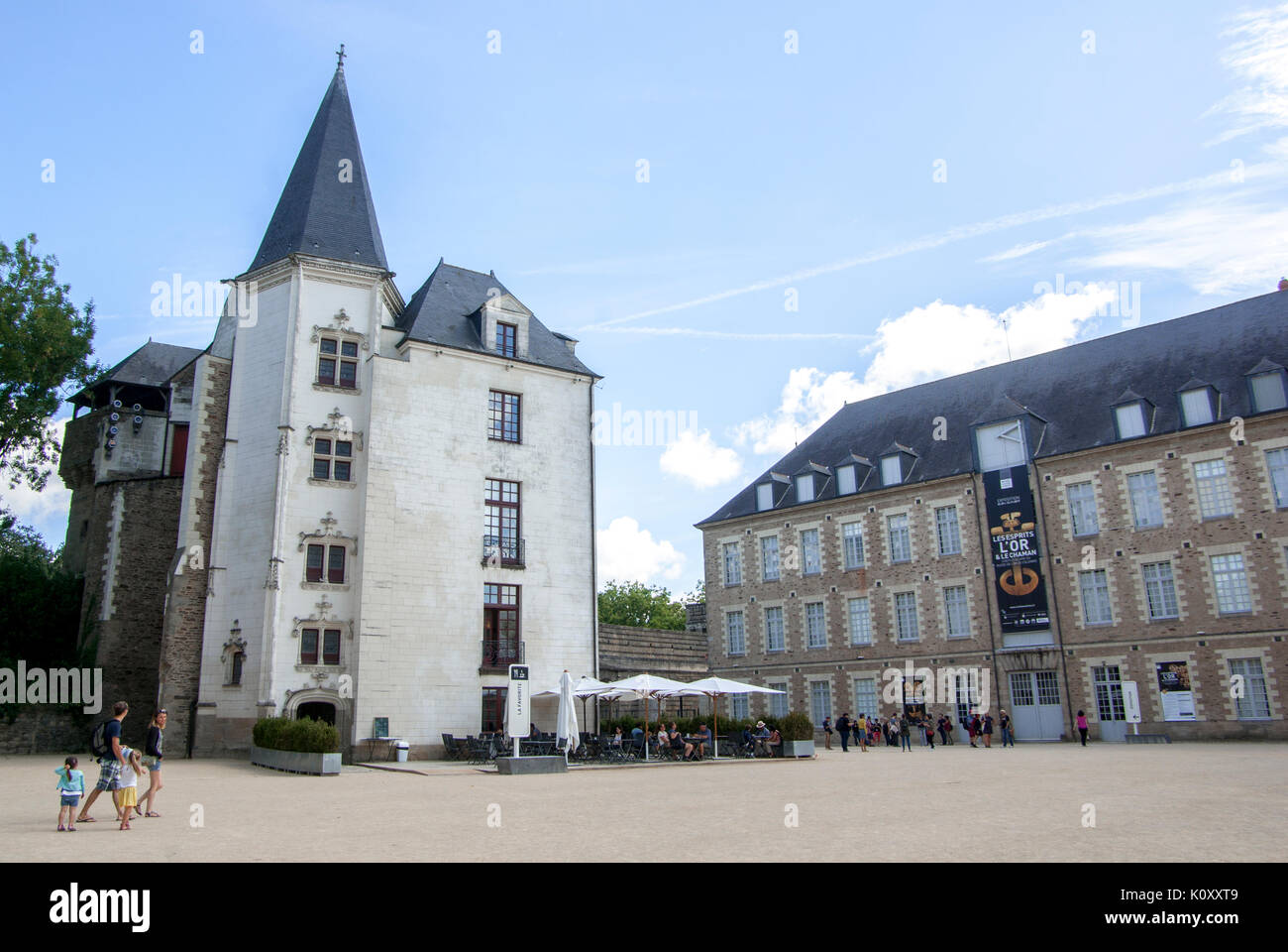 Chateau des Ducs de Bretagne, Nantes, Pays de la Loire, France Banque D'Images