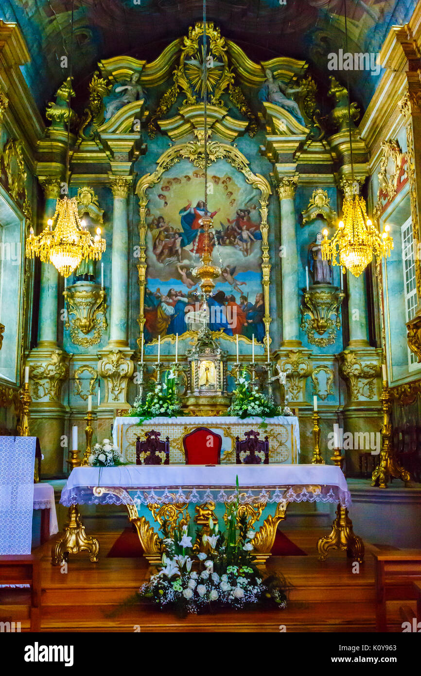 Église Nossa Senhora do Monte. Banque D'Images