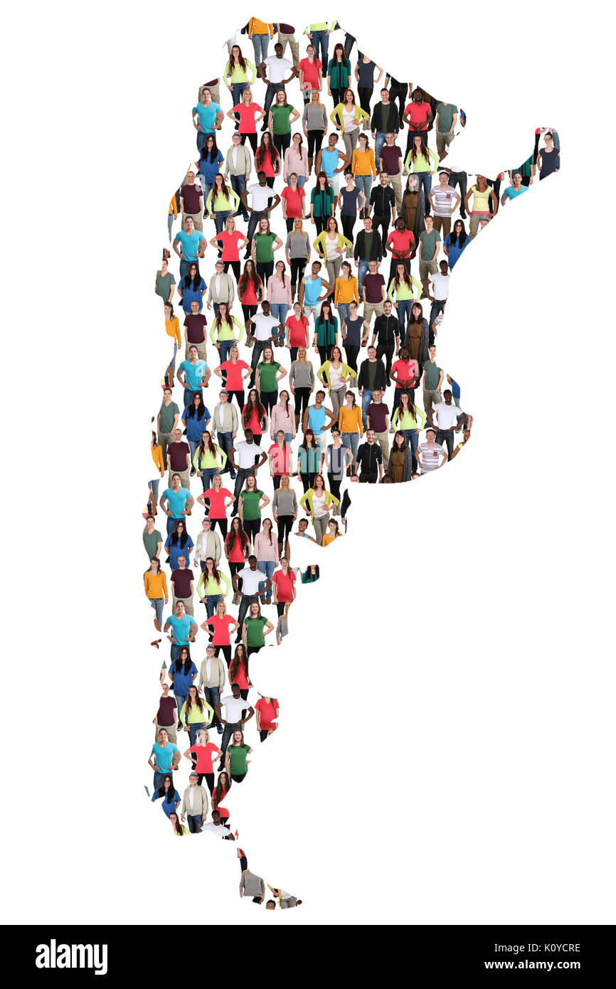 L'Argentine site groupe multiculturel de l'immigration de l'intégration des personnes isolées de la diversité Banque D'Images L'Argentine site groupe multiculturel de l'immigration de l'intégration des personnes isolées de la diversité Banque D'Images