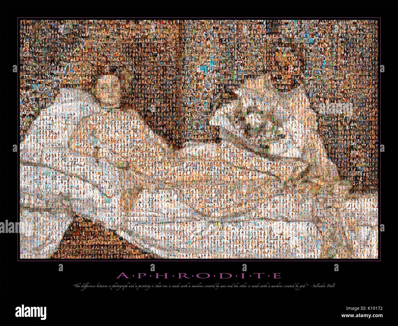 Aphrodite (noir) Banque D'Images