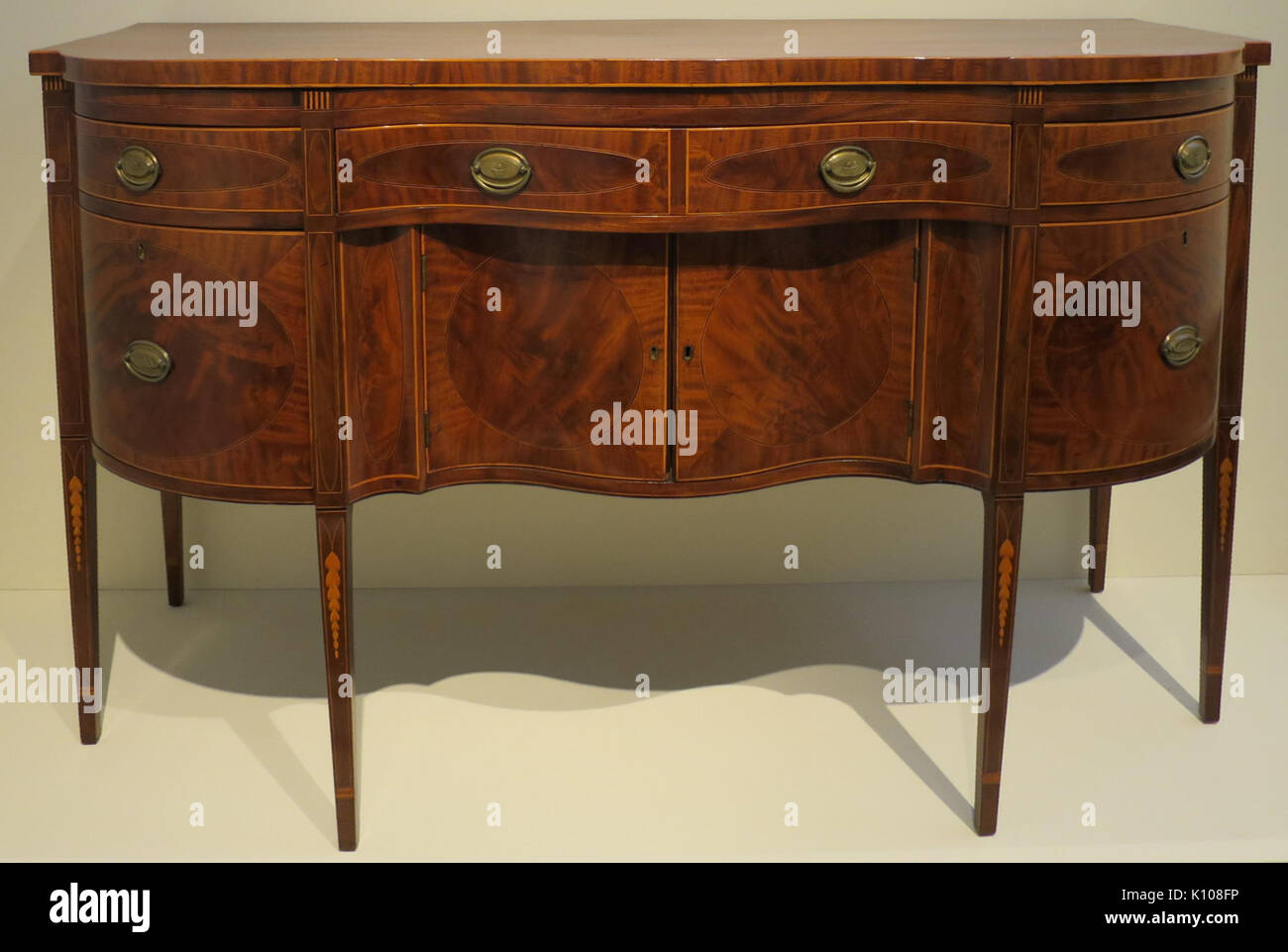 Buffet américain, fin du xviiie siècle, Honolulu Museum of Art, 3407.1 Banque D'Images