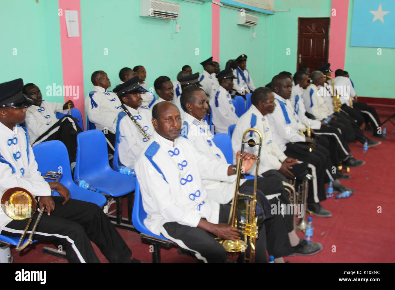 L'Union de l'Afrique Somalie de Mogadiscio, cérémonie de lancement de la formation de police communautaire (12) 12453234033 Banque D'Images