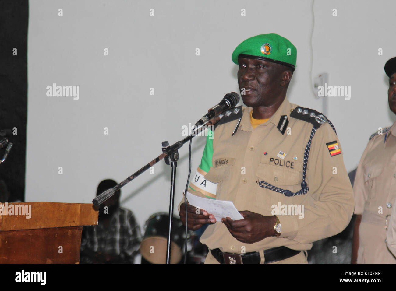 L'Union de l'Afrique Somalie de Mogadiscio, cérémonie de lancement de la formation de police communautaire (5) 12453653804 Banque D'Images