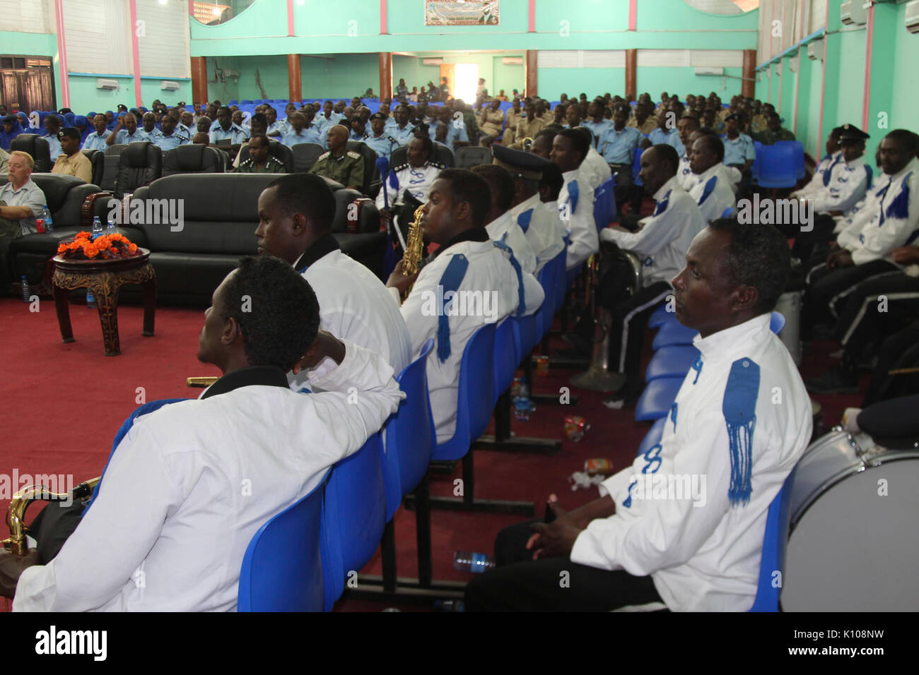 L'Union de l'Afrique Somalie de Mogadiscio, cérémonie de lancement de la course 4 de Police Communautaire (12453163185) Banque D'Images