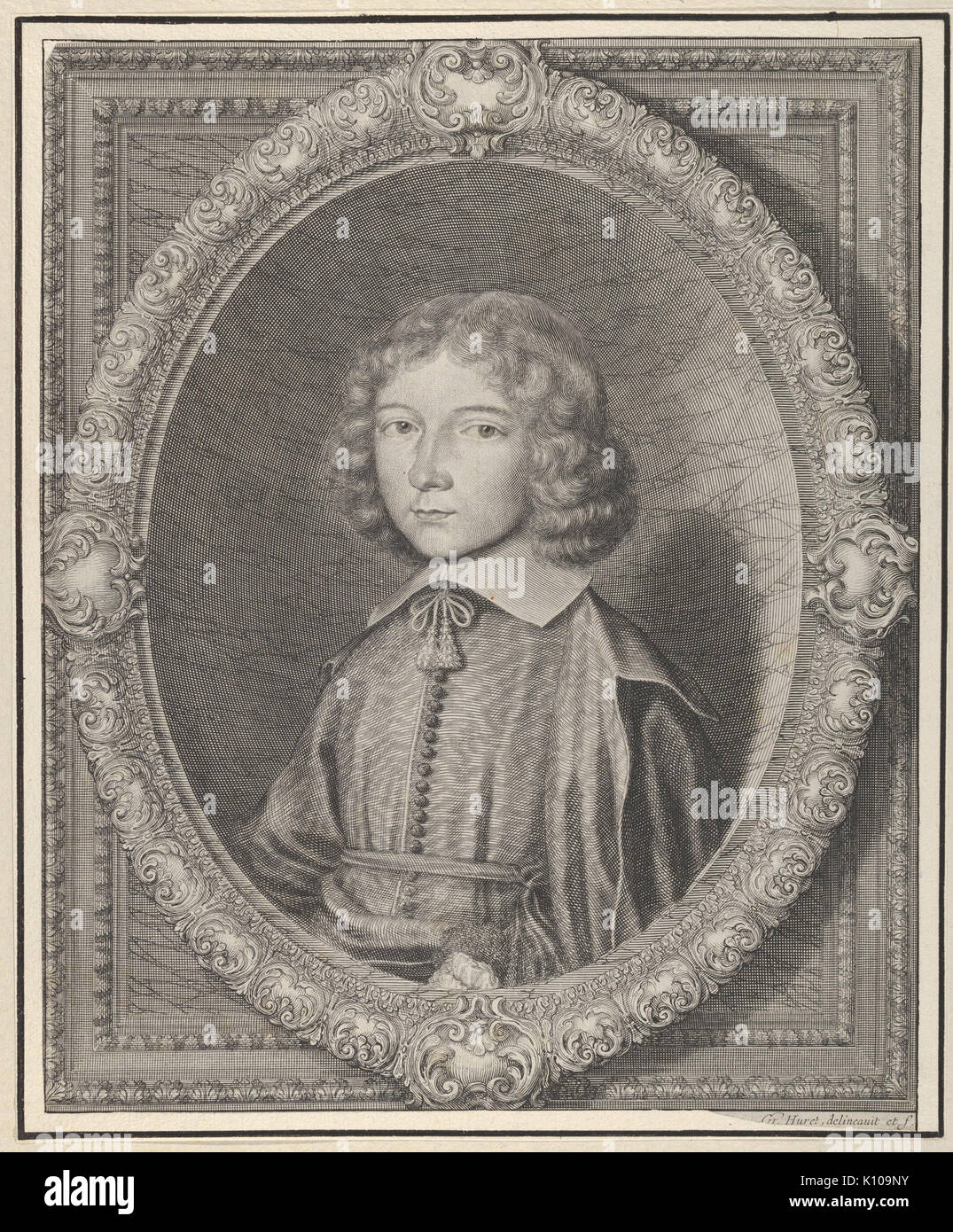 Jean Baptiste de Vignerod Amador, abb de Richelieu a rencontré DP836249 Banque D'Images