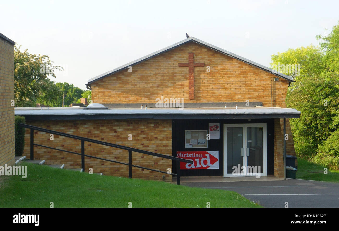 All Saints Church Hall, Vicarage Gate Village, Onslow, Guildford (mai 2014) (1) Banque D'Images