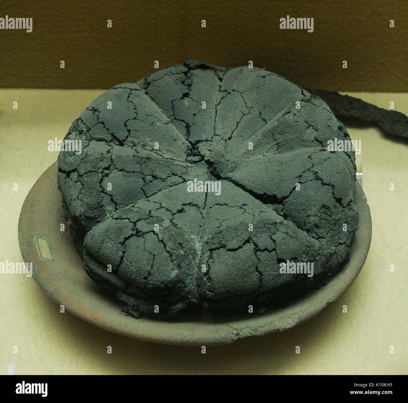 Ancienne cité romaine de Pompéi Boscoreale Musée du pain Banque D'Images