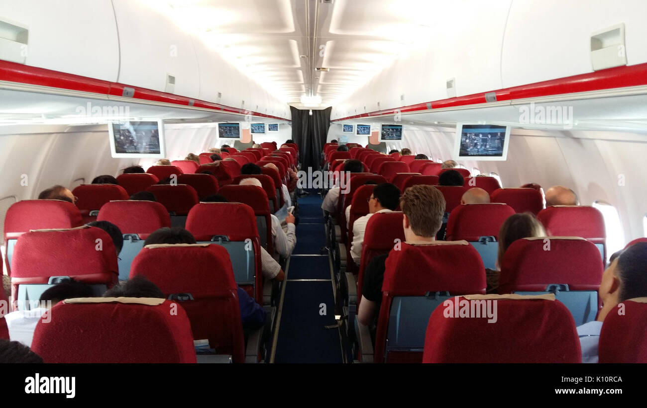 Air Koryo Tupolev Tu 204 allée Banque D'Images