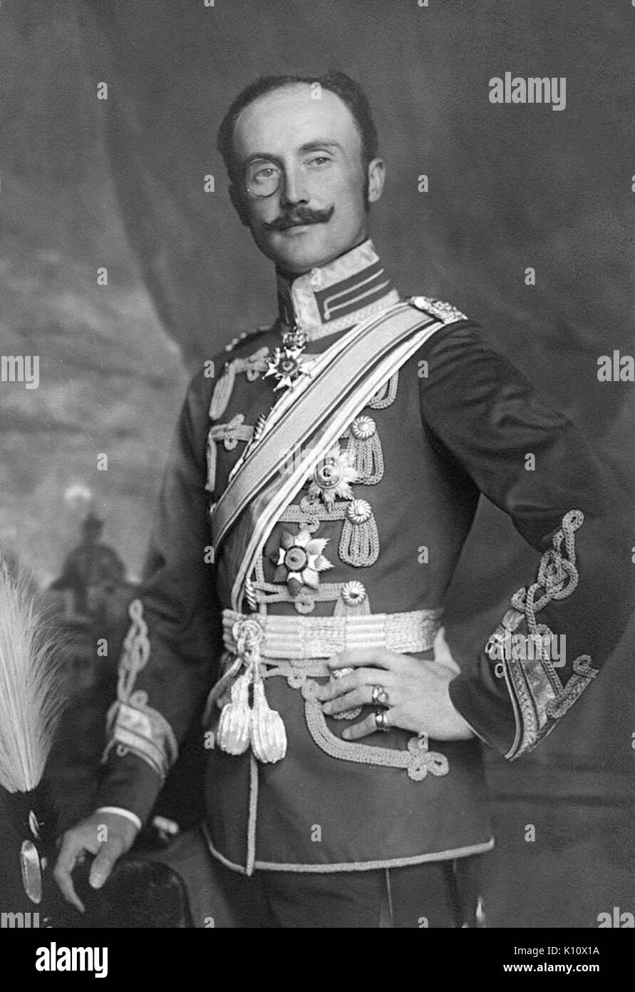 Adolf II, Prince de Schaumburg Lippe c1917 Banque D'Images