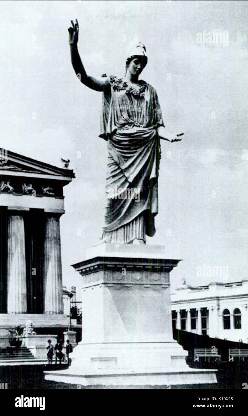 Athenas de Velletri par Enid Yandell Banque D'Images