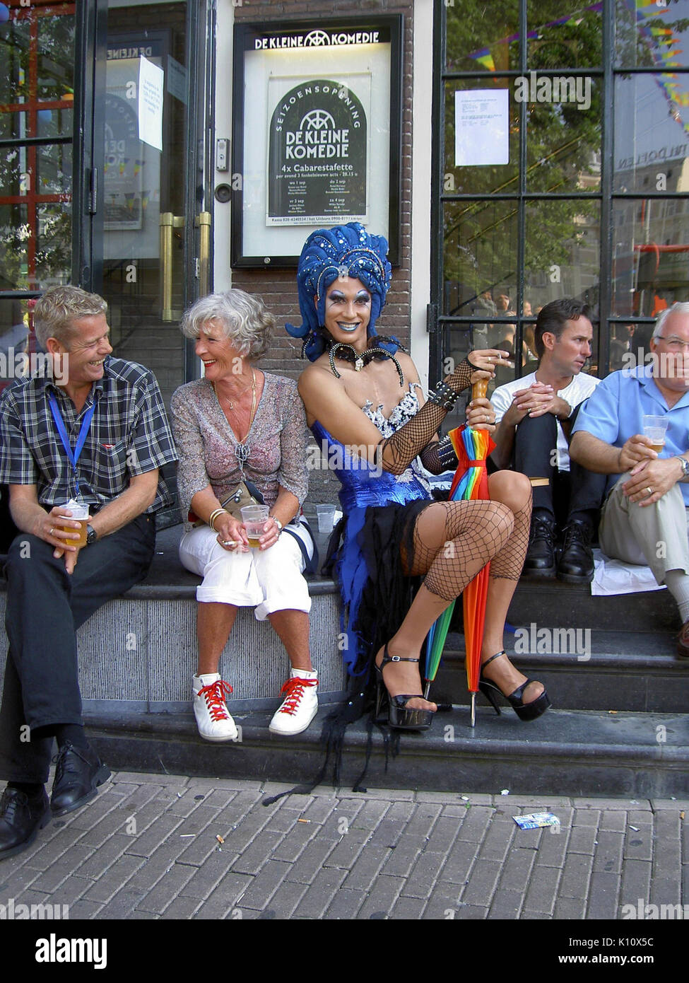 Amsterdam Gay Pride Parade 2004, Canal 012 Banque D'Images