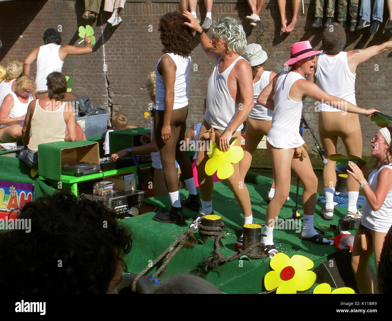 Amsterdam Gay Pride Parade 2004, Canal 018 Banque D'Images