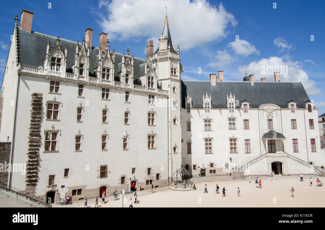 Chateau des Ducs de Bretagne, Nantes, Pays de la Loire, France Banque D'Images