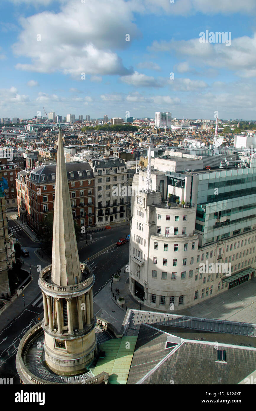 Vue sur la Regent Street à Londres Banque D'Images