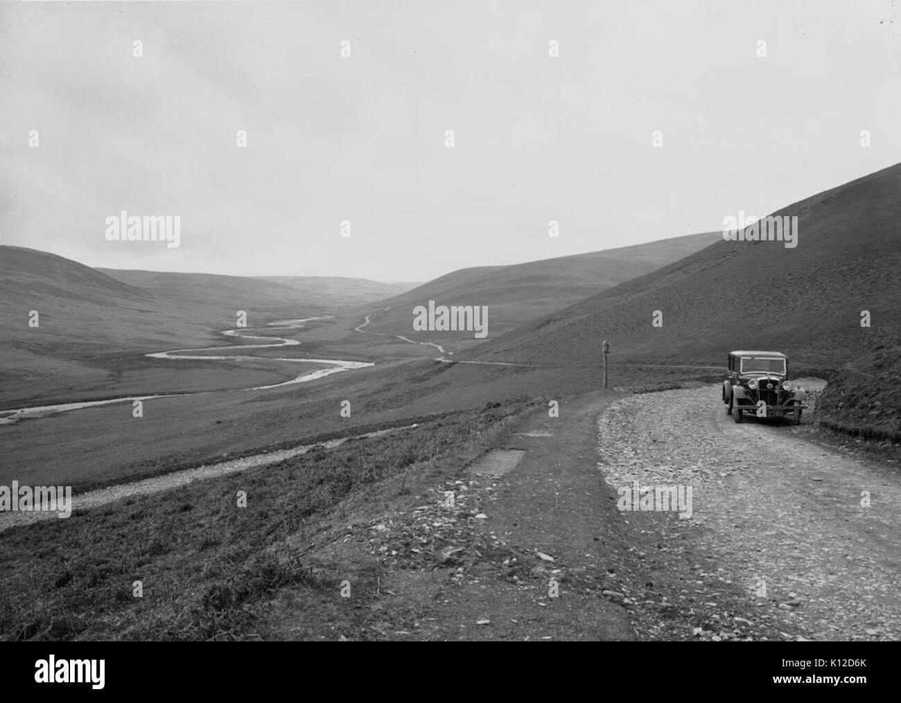 Vieille route de Aberystwyth, près de Rhayader (1293972) Banque D'Images