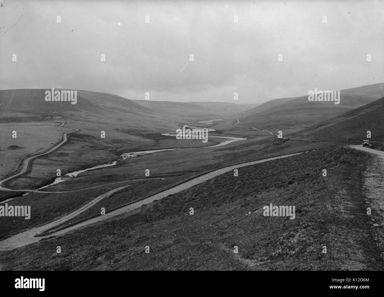 Vieille route de Aberystwyth, près de Rhayader (1294373) Banque D'Images