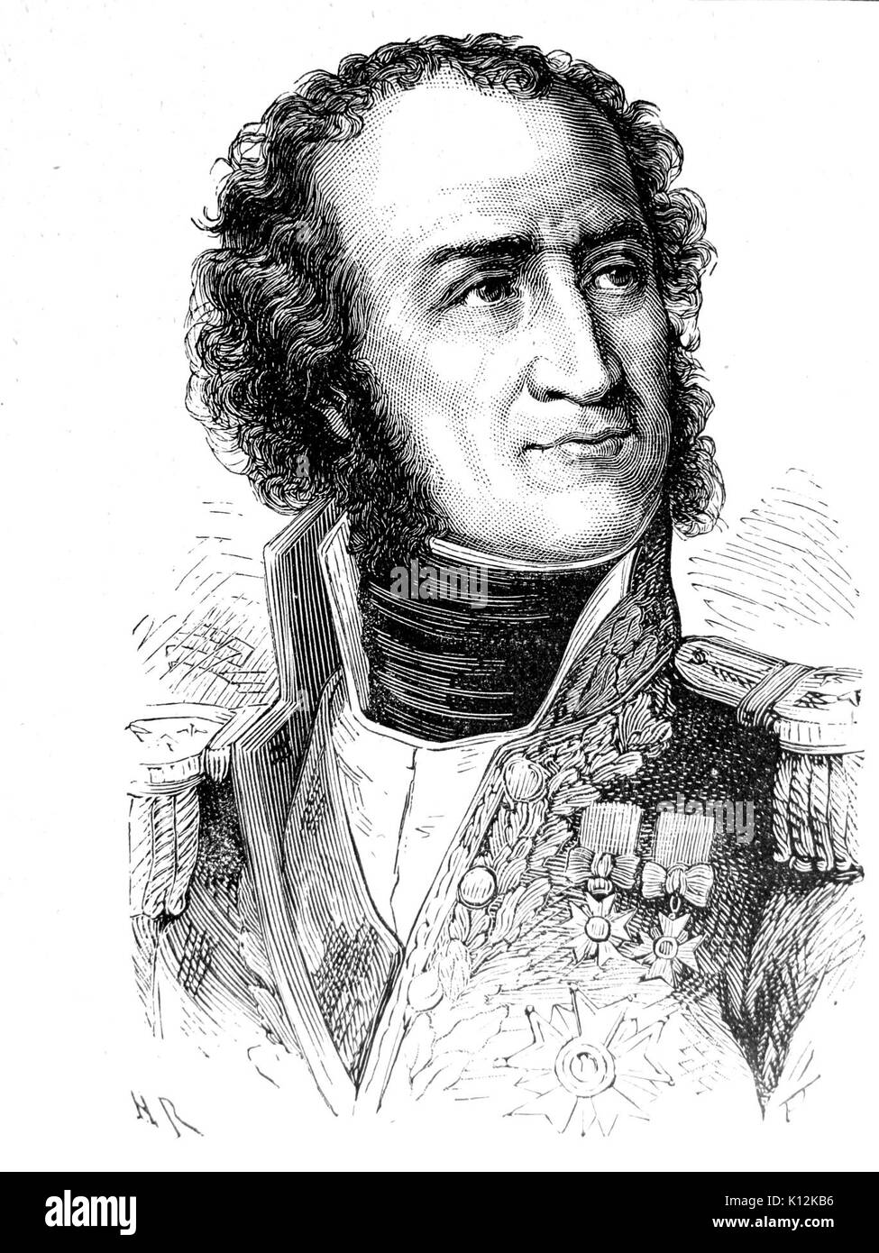 AduC 243 Brune (G.M.A., comte, 1763, 1815) Banque D'Images