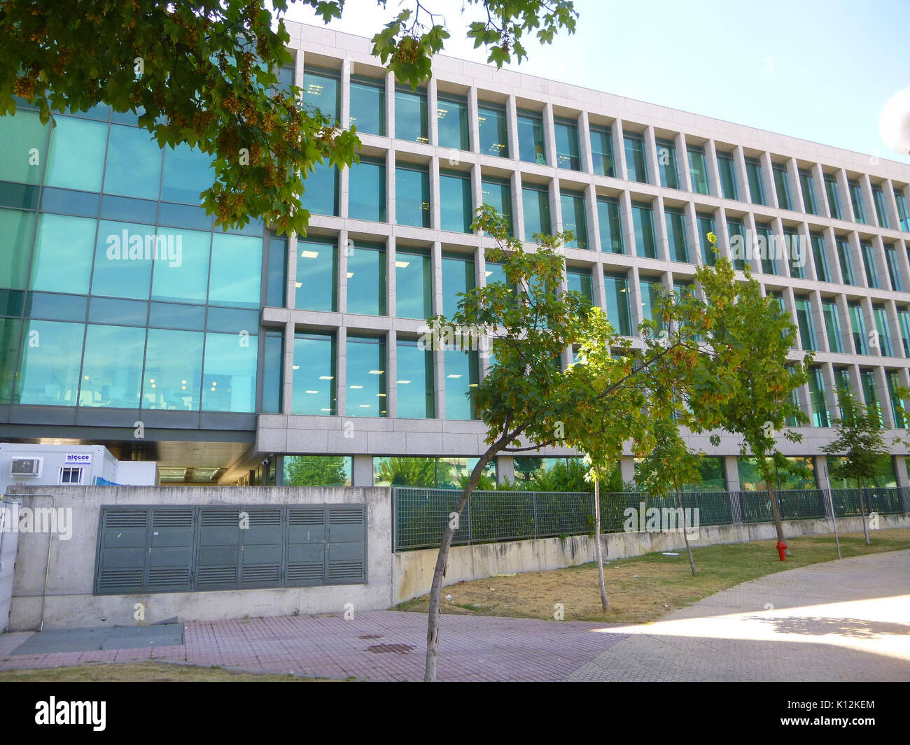 La Moraleja, Alcobendas Parque Empresarial Arroyo de la Vega, Oficinas en Avenida de la Vega (15 Yoigo, Cisco Systems) 6 Banque D'Images